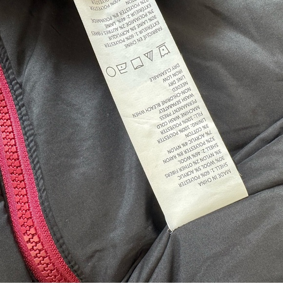 Prana Convertible Quilted Wool Caprise Jacket Size Large like new - Picture 6 of 7